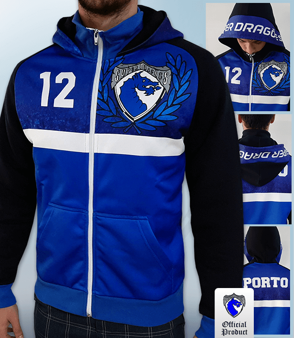 Loja Oficial Super Dragões - Casaco c/ Capuz